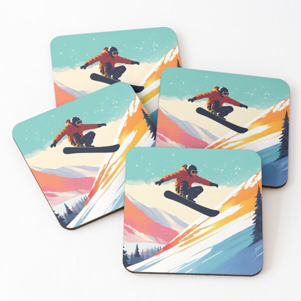 Item preview, Snowboard Skyline Colorful II designed and sold by GiStudioLab.