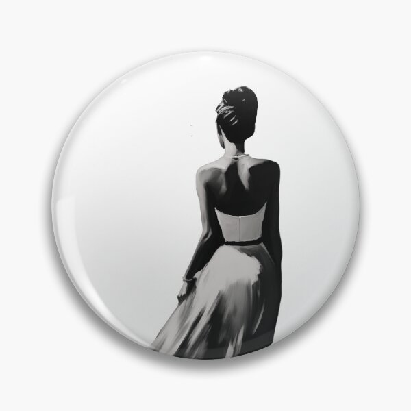 Item preview, Lady of Grace - Silhouette of lady in white dress designed and sold by CoffeeRocket81.