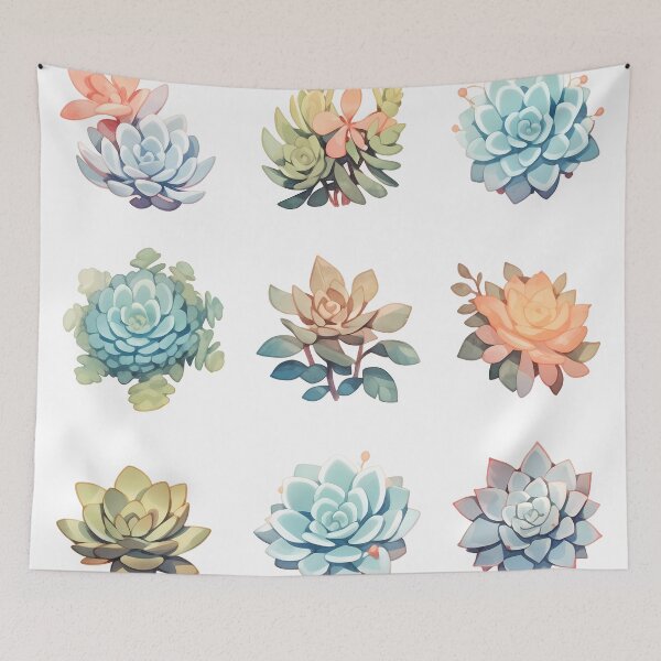 Item preview, Colorful Succulents Sticker designed and sold by BouquetlikeLove.
