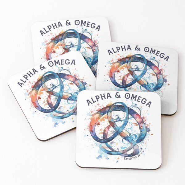 Item preview, Alpha And Omega Bible Verse designed and sold by CosyTeal.