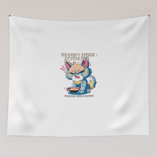 Item preview, Hangry mode : activated proceed with caution, funny gift for food lovers. designed and sold by Suhy.