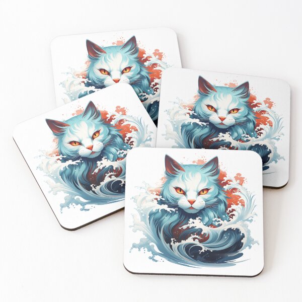Item preview, Marine Radiance: The Sovereign Cat of Enchanting Waves designed and sold by ObjCrea123.