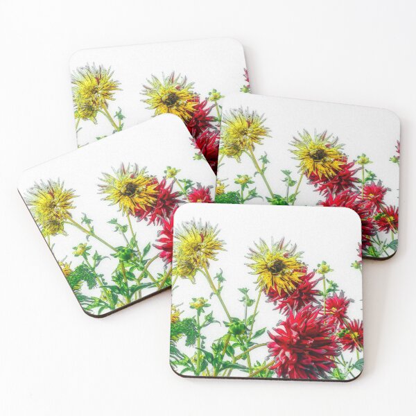 Item preview, Dahlia Flowers in Nature Abstract designed and sold by Marco Sales.