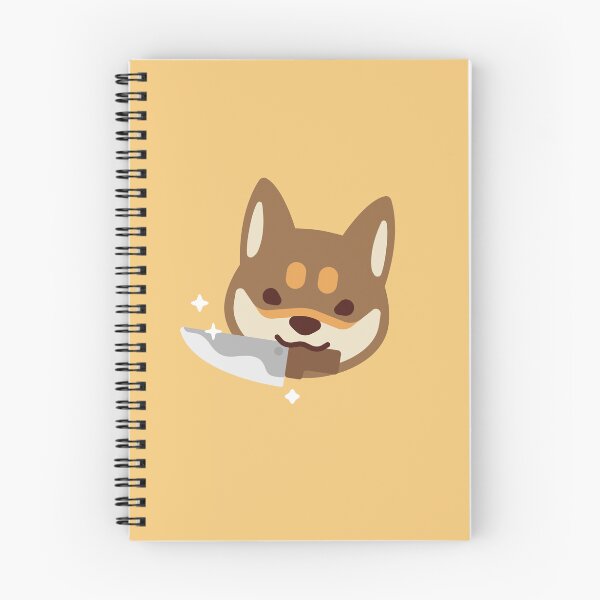 Item preview, Perro Shiba Inu de sésamo con cuchillo designed and sold by MINIMOillu.