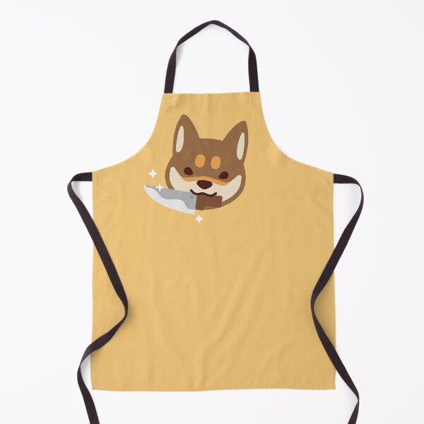Item preview, Sesame Shiba Inu dog with knife designed and sold by MINIMOillu.