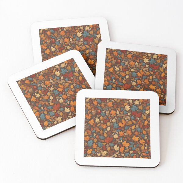 Item preview,  Colorful Magical Autumn Leaf Pattern designed and sold by DigiDreamyArt.
