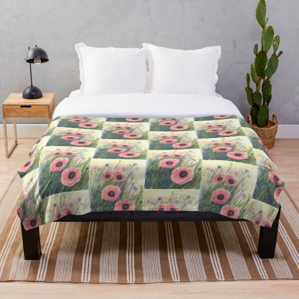 Item preview, Exuberant Pink Poppies designed and sold by Taphath Foose Artist.