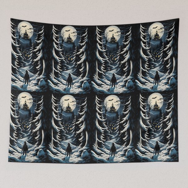 Item preview, Winter And Christmas Horror Artificial Intelligence Themed designed and sold by HAYKA PRIME SHOP MARKET PLACE.