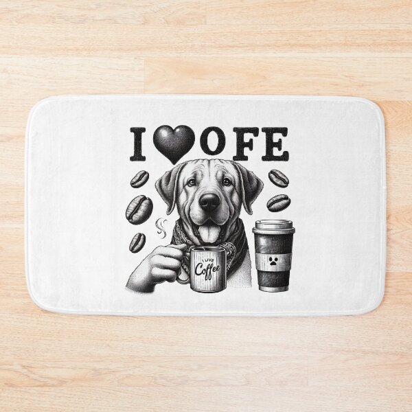 Item preview, This cute dog loves coffee. designed and sold by fotoryum.