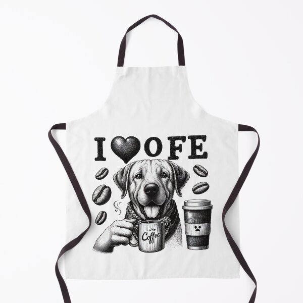 Item preview, This cute dog loves coffee. designed and sold by fotoryum.