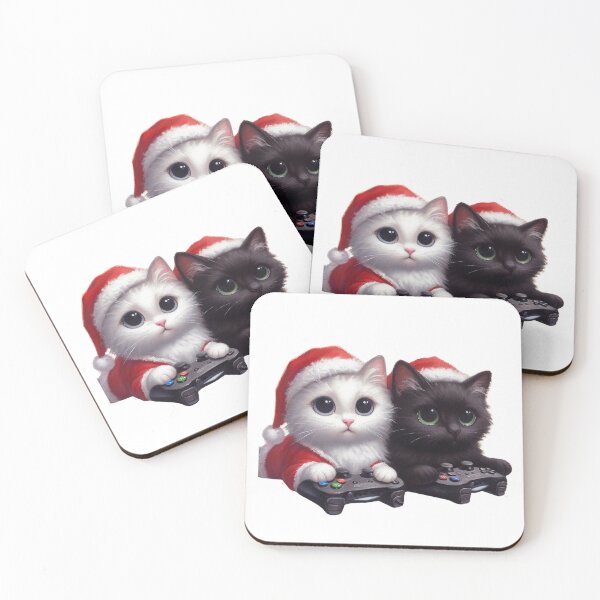 Item preview, santa  cute cats  designed and sold by KateBlakeO.