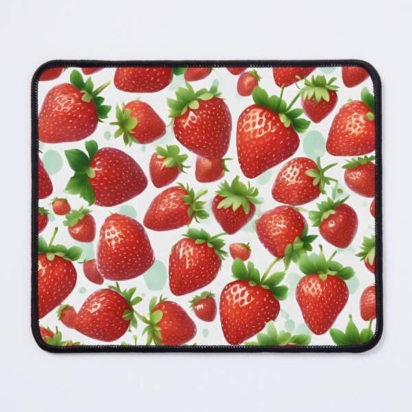 Item preview, Delicious Strawberry Pattern designed and sold by DigiDreamyArt.