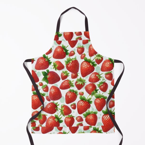 Item preview, Delicious Strawberry Pattern designed and sold by DigiDreamyArt.