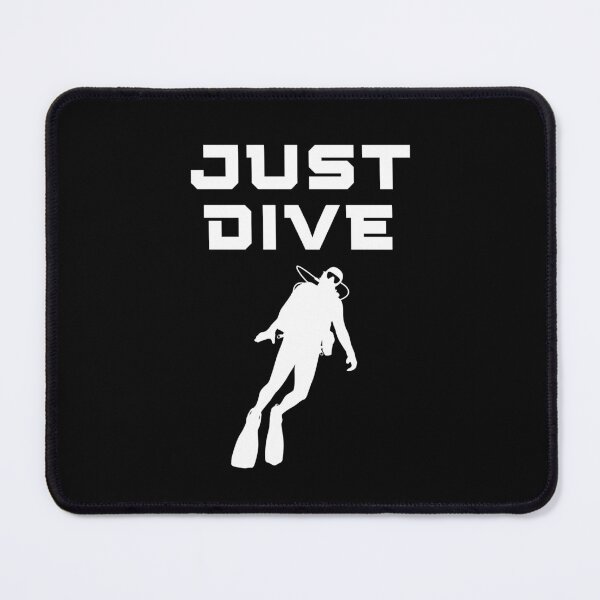 Item preview, just dive, minimalistic graphics for diving addict designed and sold by in-leggings.