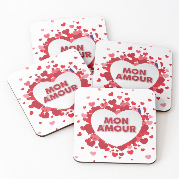 Item preview, Mon Amour - Slimane - Eurovision 2024 France designed and sold by Vision-Tees.