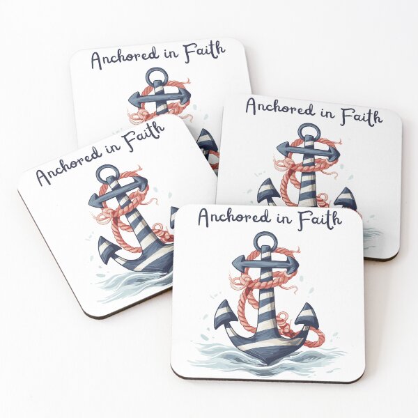 Item preview, Christian Anchored In Faith designed and sold by CosyTeal.