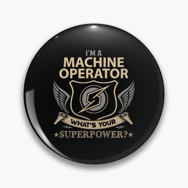 Item preview, Machine Operator - Superpower designed and sold by alphatinost.