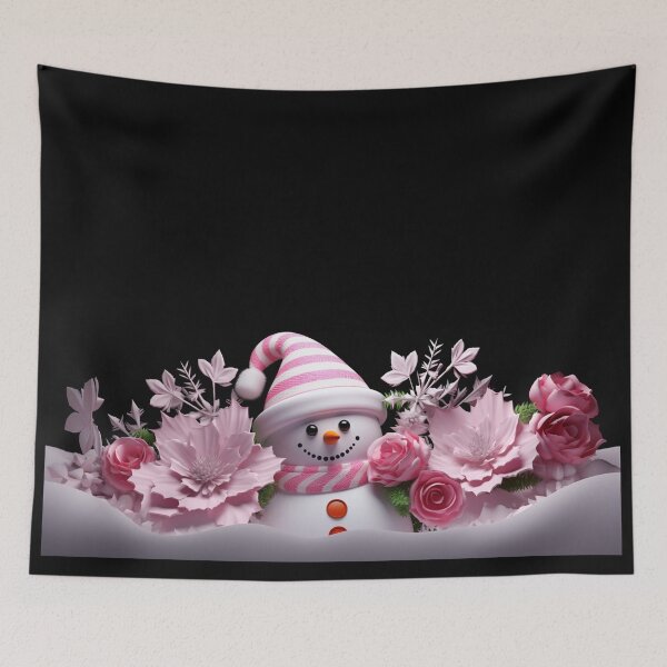 Item preview, Snowman and roses, Christmas Charm 3D Mug Wrap, Coffee Time designed and sold by Cerulean-Shop.