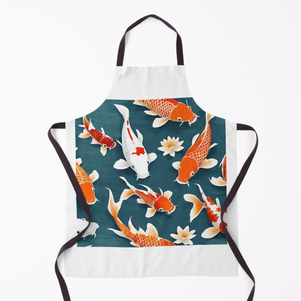 Item preview, blue background goldfish, deep water designed and sold by Sheaumstore.