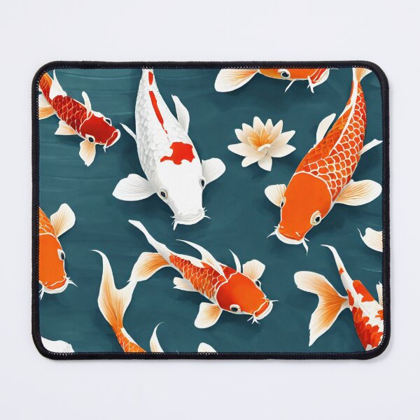 Item preview, blue background goldfish, deep water designed and sold by Sheaumstore.