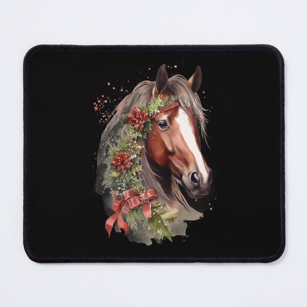 Item preview, Christmas Watercolor Horse Equestrian Christmas  designed and sold by AnnaMDesign.