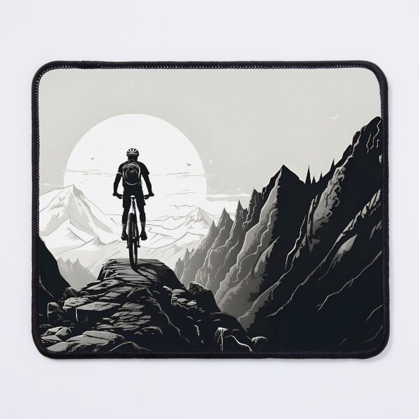 Item preview, Great MTB adventure sunrise WIDE designed and sold by HappyStickBike.