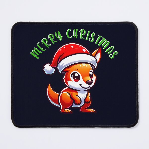 Item preview, Santa Hat Wallaby - Christmas Holiday Charm and Festive Fun  designed and sold by madtoyman.