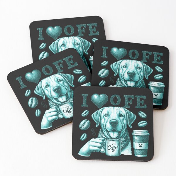 Item preview, This cute dog loves coffee. designed and sold by fotoryum.