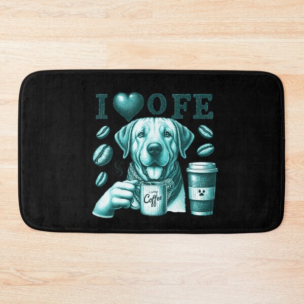 Item preview, This cute dog loves coffee. designed and sold by fotoryum.