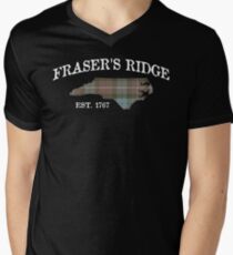 Frasers Kamm North Carolina T-Shirt mit V-Ausschnitt für Männer