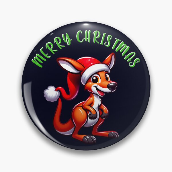 Item preview, Santa Hat Kangaroo - Christmas Holiday Charm and Festive Fun  designed and sold by madtoyman.