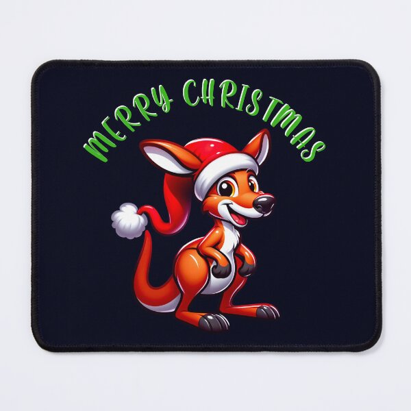Item preview, Santa Hat Kangaroo - Christmas Holiday Charm and Festive Fun designed and sold by madtoyman.