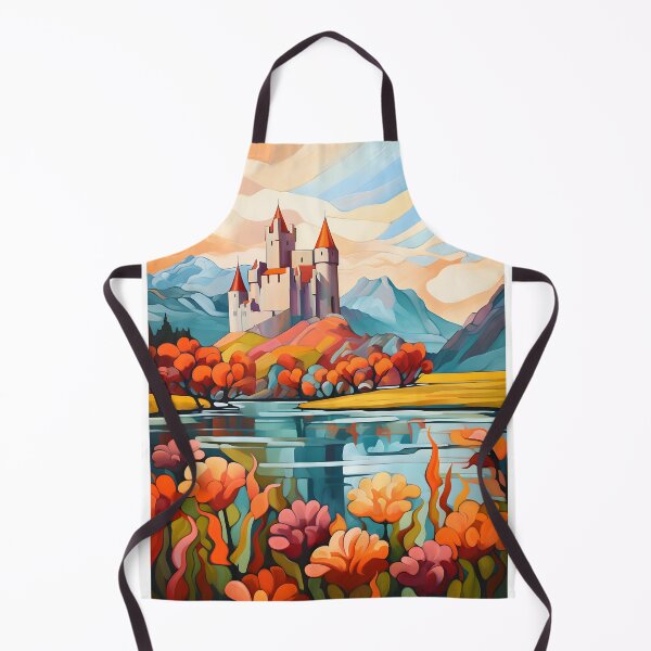 Item preview, "Lakeside Majesty: Castle's Tranquil Embrace" designed and sold by X4eArtist.