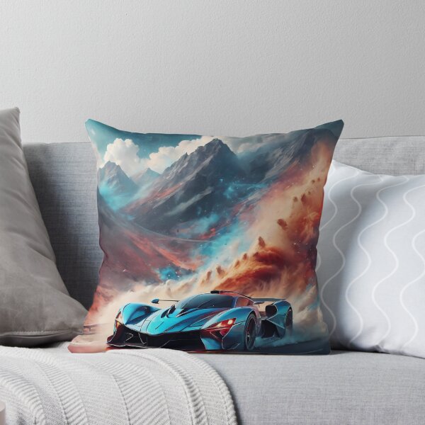 Item preview, Digital Journey: Modern Cars that Cruise Seas of Digitally Colored Clouds. designed and sold by Artedig.