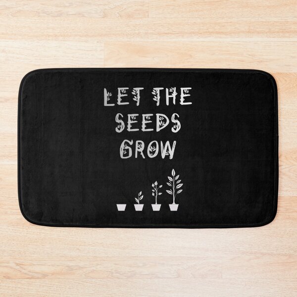 Item preview, Let the seeds grow - decorative plant themed text designed and sold by ArtstyleAlchemy.