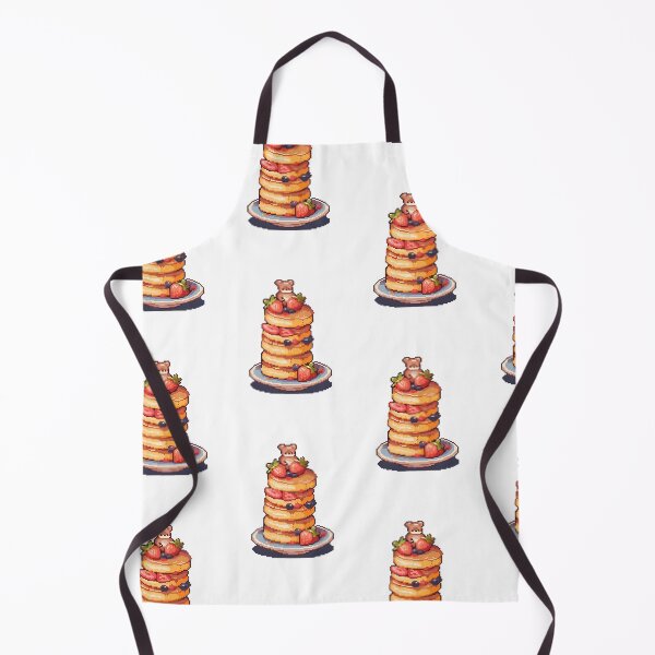 Item preview, Kawaii Bear Pancakes, 16bit- Pixel art designed and sold by octoboobs.