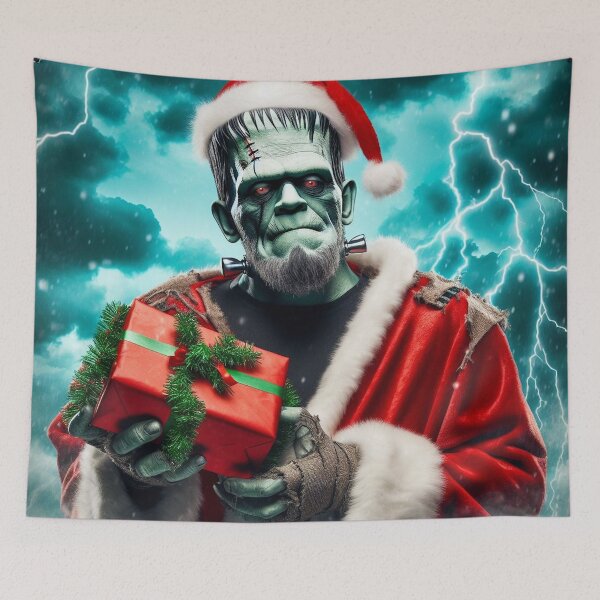 Item preview, FRANKY GOES ALL OUT FOR XMAS designed and sold by SCOTTYBOYART.