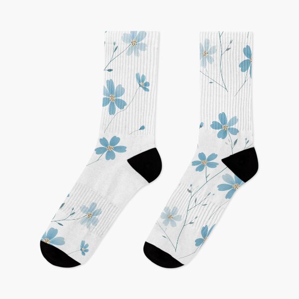 Item preview, Baby Blue Flowers Pattern designed and sold by HeeShirt.