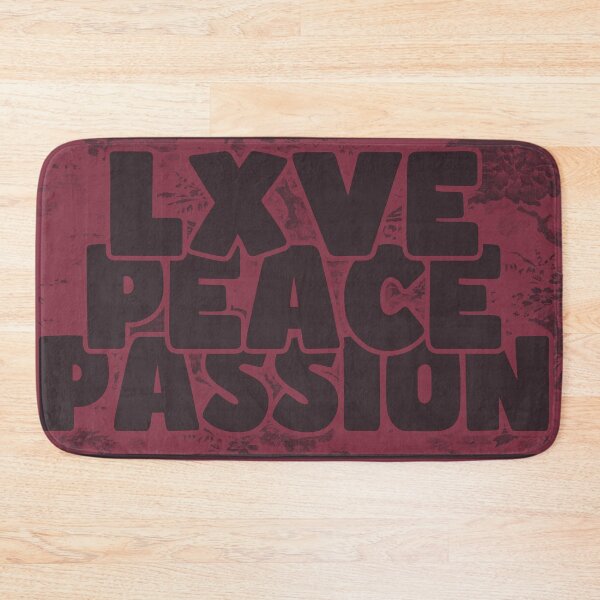 Item preview, Love, Peace, Passion Logo Art Print designed and sold by DelusciousMind.