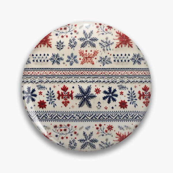 Item preview, Embroidered Winter Warmth - Festive Sweater Design designed and sold by Moisky Patterns.