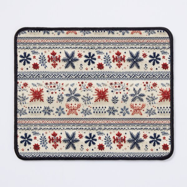 Item preview, Embroidered Winter Warmth - Festive Sweater Design designed and sold by Moisky Patterns.
