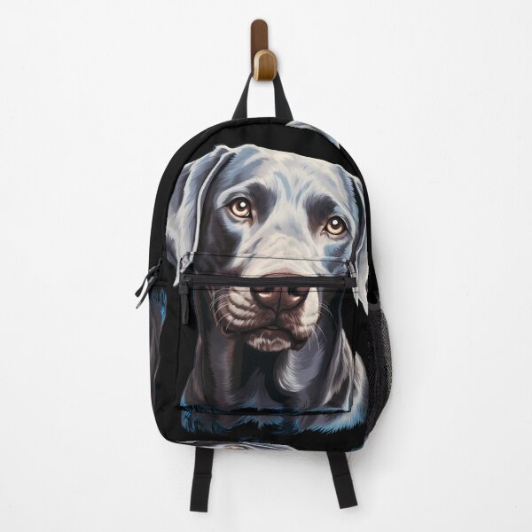 Item preview, Silver labrador retriever dog breed head illustration designed and sold by NBSStore.