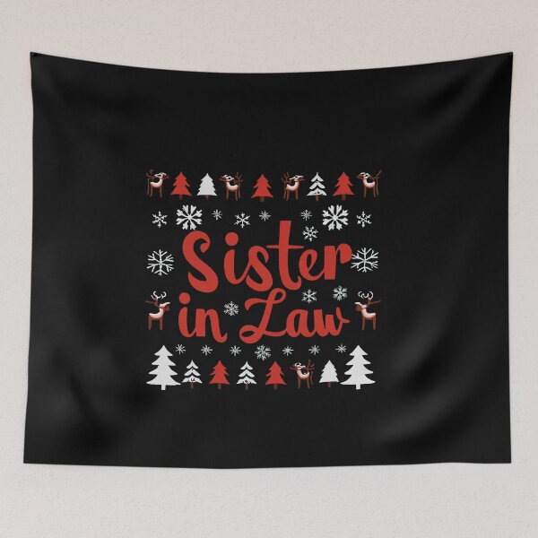 Item preview, Sister In Law Ugly Christmas Sweater designed and sold by Itsheartshop.