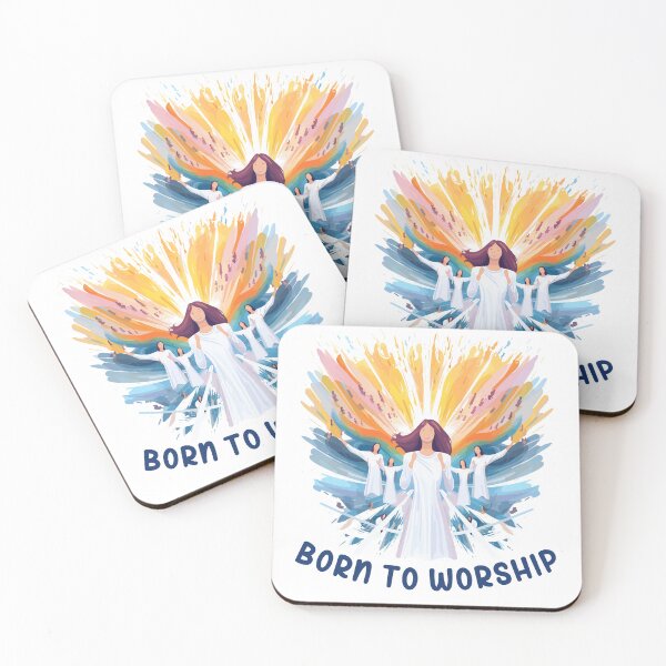Item preview, Angelic Choir Rainbow Born To Worship designed and sold by CosyTeal.