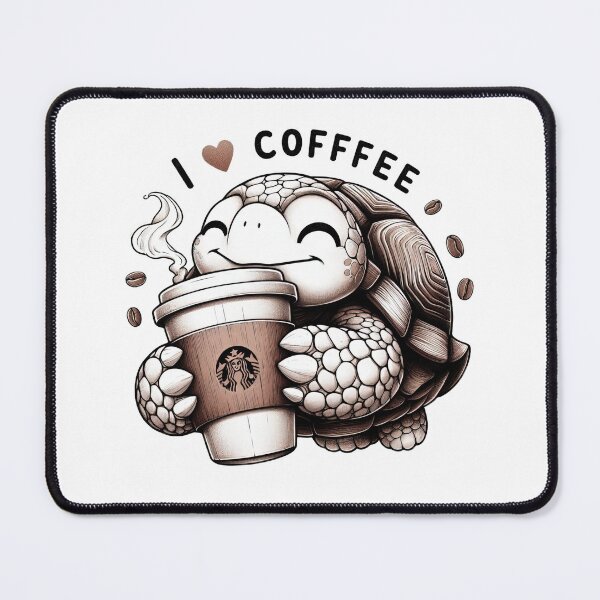 Item preview, This cute turtle loves coffee. designed and sold by fotoryum.