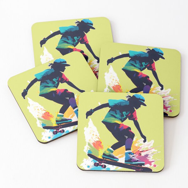 Item preview, Skateboarding Colorful designed and sold by GiStudioLab.