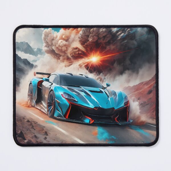 Item preview, Celestial Rhythm: Electric Cars that Dance among Colored Clouds in Digital Art. designed and sold by Artedig.