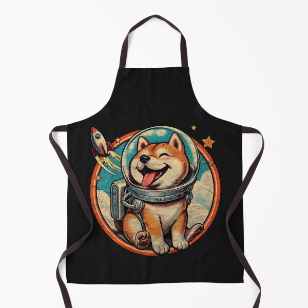 Item preview, Astronaut Shiba Inu smiling goes to space art. designed and sold by Walkcircle.