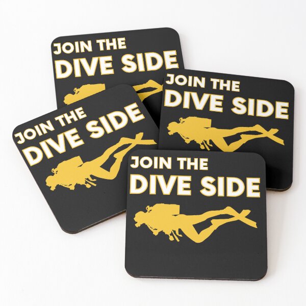Item preview, join the dive side, funny graphics for diving addict designed and sold by in-leggings.