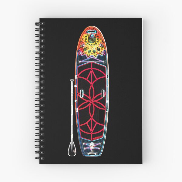 Item preview, stand paddle board with glowing edges designed and sold by nour ⭐⭐⭐⭐ ⭐.